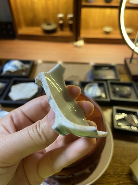 古玩陶瓷明嘉靖官窯青花標本拍賣，當前價格2600元