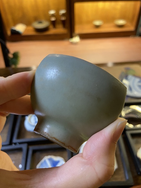 古玩陶瓷龍泉青瓷標本真品鑒賞圖
