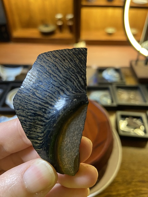 古玩陶瓷宋建窯兔毫盞標本拍賣，當前價格3000元