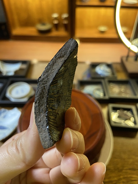 古玩陶瓷宋建窯兔毫盞標本拍賣，當前價格3000元