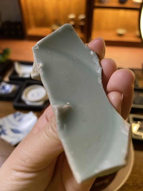 古玩陶瓷南宋龍泉青瓷蓮瓣紋碗標本拍賣，當前價格2000元