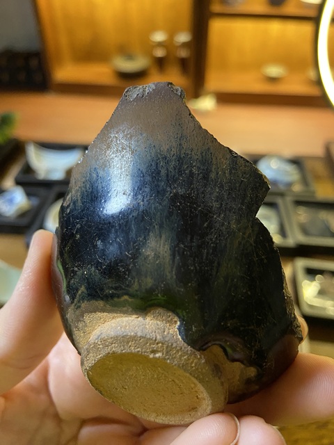 古玩陶瓷宋代建窯兔毫盞標本拍賣，當前價格3608元