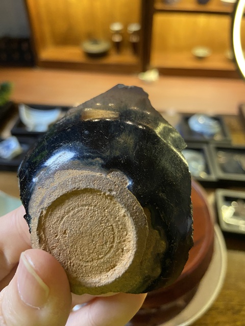 古玩陶瓷宋代建窯兔毫盞標本拍賣，當前價格3608元