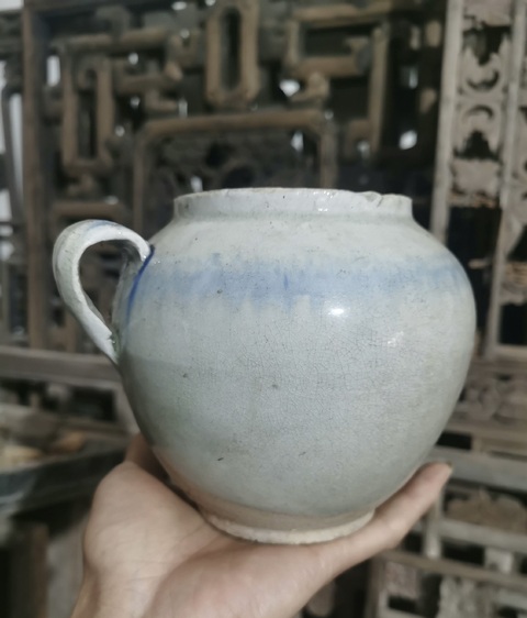 古玩陶瓷清.青花花卉紋壺220拍賣,當前價格220元