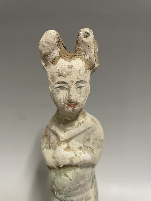 古玩陶瓷唐·丫鬟俑拍賣，當前價格328元