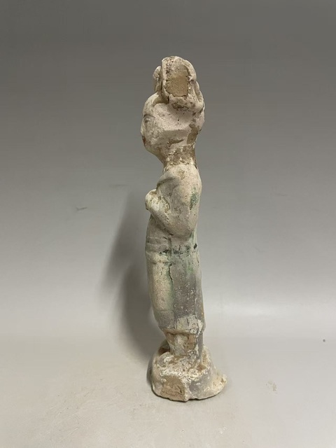 古玩陶瓷唐·丫鬟俑拍賣，當前價格328元