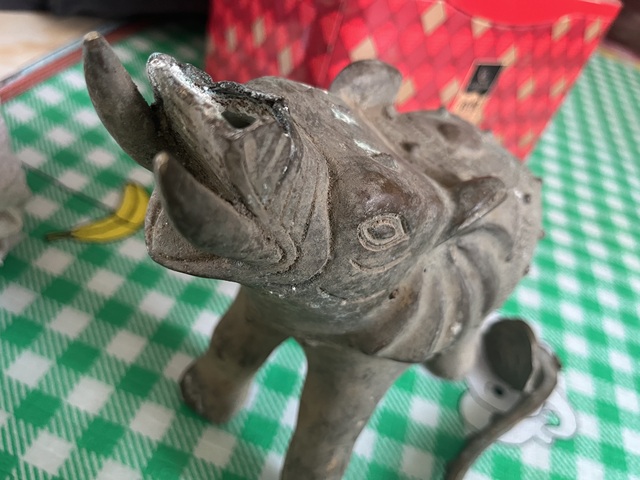 古玩銅器銅象真品鑒賞圖