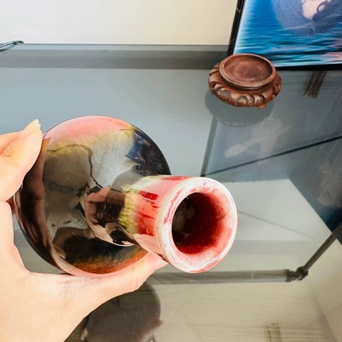 古玩陶瓷三陽開泰天球瓶真品鑒賞圖