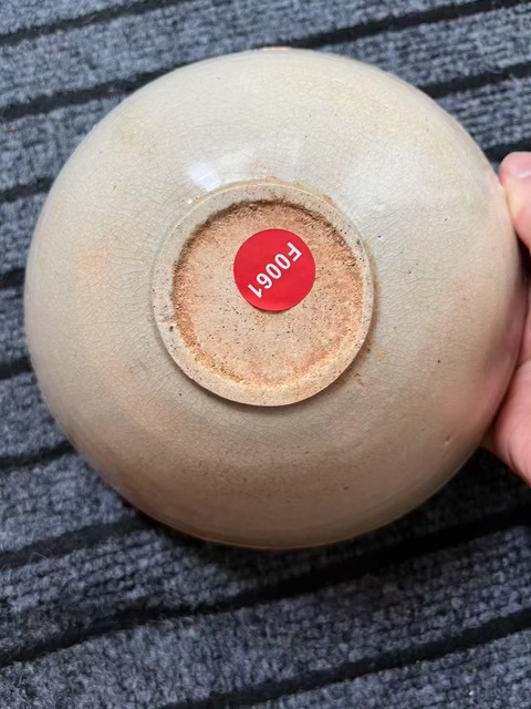 古玩陶瓷雙魚紋影青印花碗真品鑒賞圖