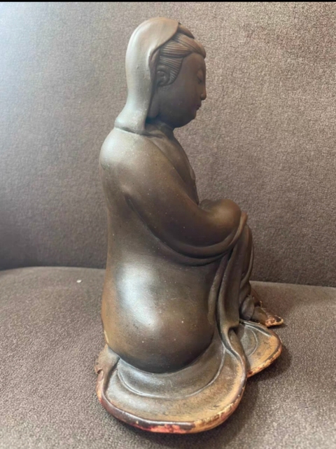古玩陶瓷觀音菩薩造像真品鑒賞圖