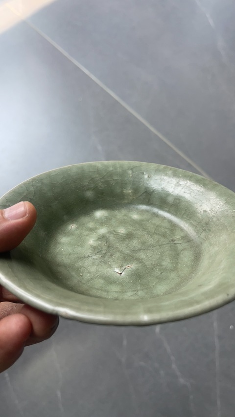 古玩陶瓷盤真品鑒賞圖