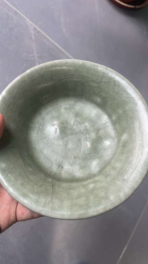 古玩陶瓷盤真品鑒賞圖