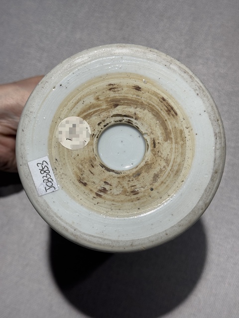 古玩陶瓷五彩魚趣圖筆筒真品鑒賞圖