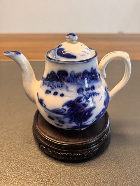 古玩陶瓷民國(guó)青花壺真品鑒賞圖
