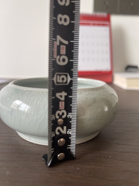 古玩陶瓷晚清水盂拍賣，當(dāng)前價格2600元
