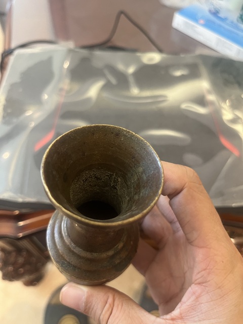 古玩銅器銅瓶真品鑒賞圖