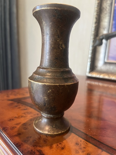 古玩銅器銅瓶真品鑒賞圖