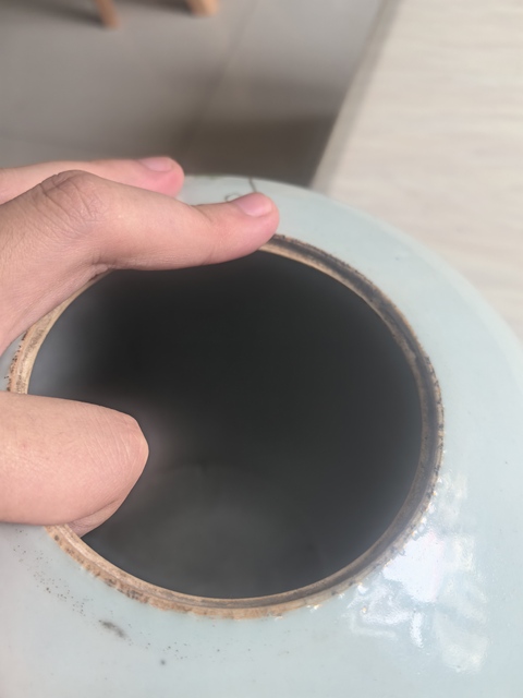 古玩陶瓷樵漁耕讀冬瓜罐真品鑒賞圖