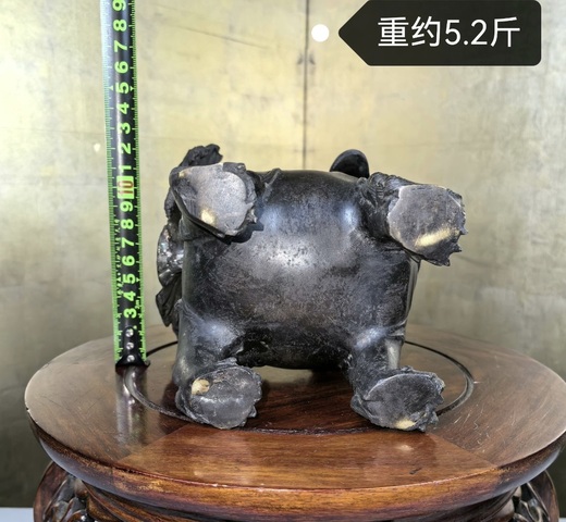 古玩雜項清代銅獅薰拍賣,當前價格1999元