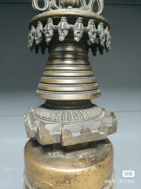 古玩銅器噶當塔真品鑒賞圖