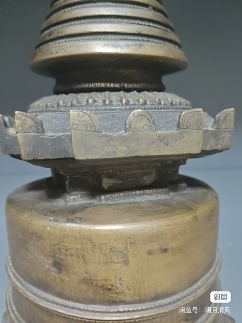 古玩銅器噶當塔真品鑒賞圖
