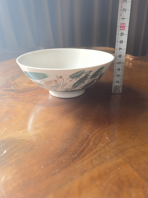 古玩陶瓷鵝紋碗拍賣,當前價格99元