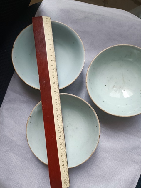 古玩陶瓷清中期豆青釉碗拍賣,當(dāng)前價格48元