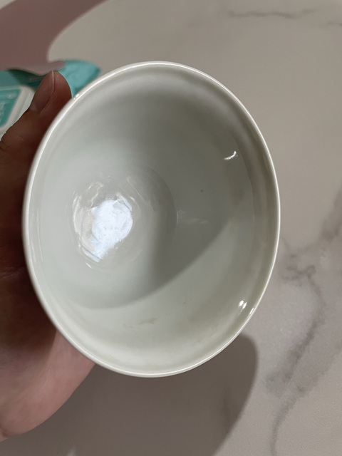 古玩陶瓷青花夔龍紋蓋碗真品鑒賞圖