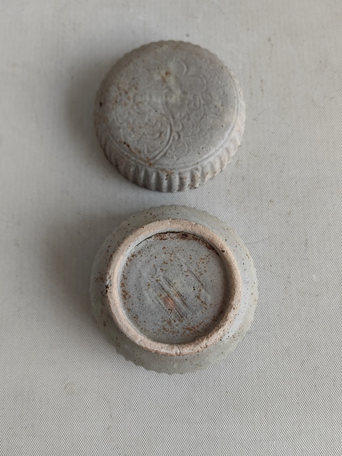 古玩陶瓷青白釉粉盒拍賣(mài),當(dāng)前價(jià)格1500元