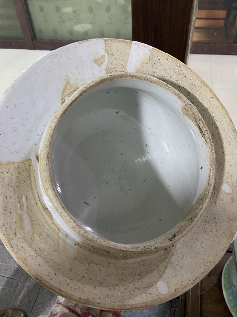 古玩陶瓷粉彩滿(mǎn)花卉紋將軍罐真品鑒賞圖