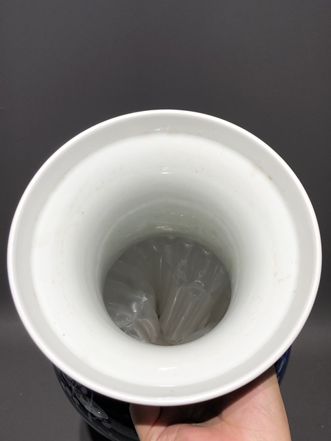 古玩陶瓷青花冰梅瓶真品鑒賞圖