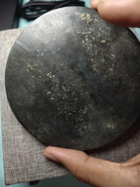 古玩銅器龍紋銅鏡真品鑒賞圖