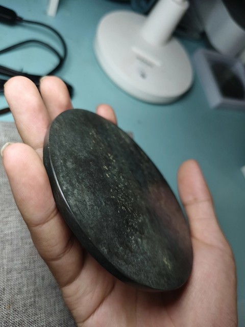古玩銅器龍紋銅鏡真品鑒賞圖