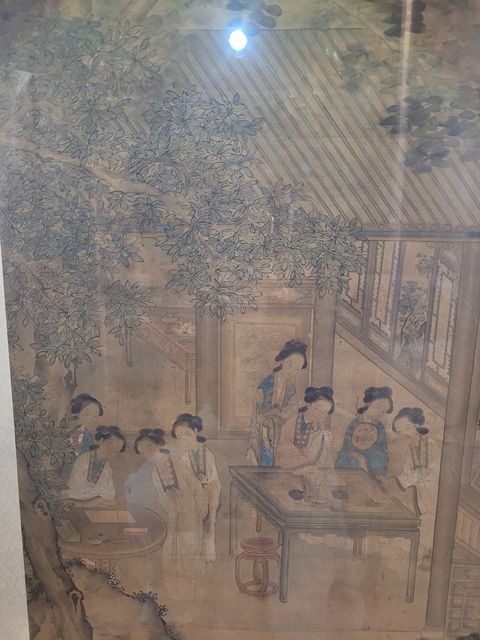 古玩字畫禹之鼎款山水人物立軸真品鑒賞圖