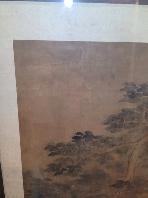 古玩字畫禹之鼎款山水人物立軸真品鑒賞圖