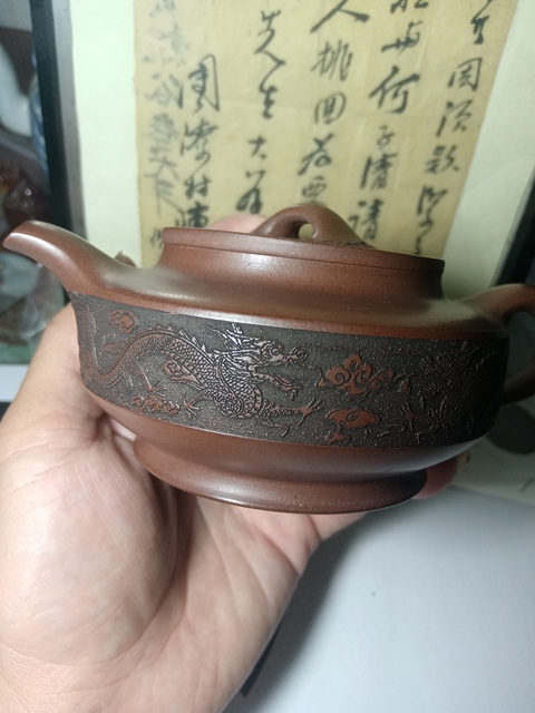 古玩雜項紫砂碗燈壺真品鑒賞圖