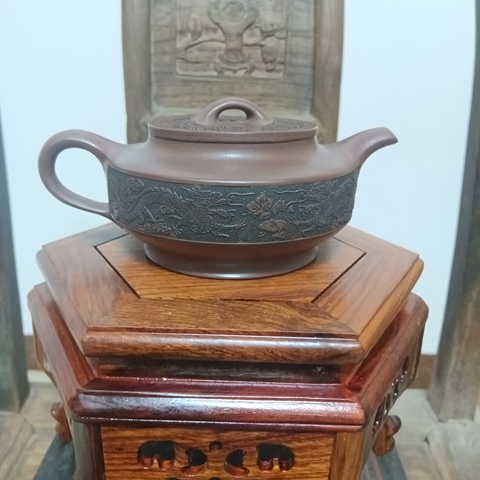 古玩雜項紫砂碗燈壺真品鑒賞圖