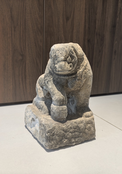 古玩雜項(xiàng)宋元(望柱)柱頭獅一對(duì)拍賣,當(dāng)前價(jià)格16888元