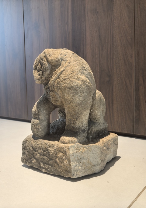 古玩雜項(xiàng)宋元(望柱)柱頭獅一對(duì)拍賣,當(dāng)前價(jià)格16888元