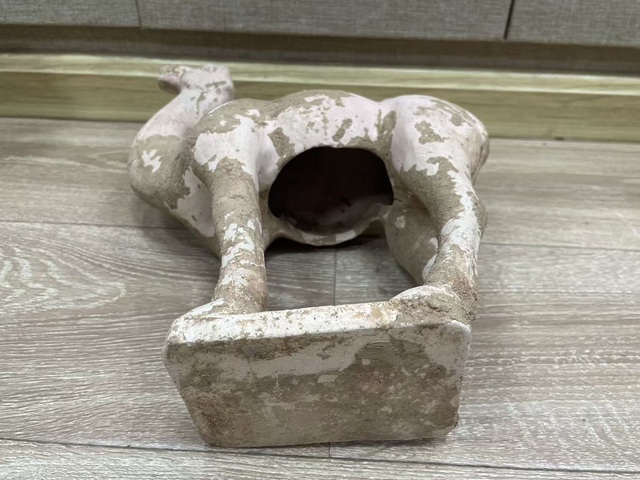 古玩陶瓷唐·駱駝?wù)嫫疯b賞圖