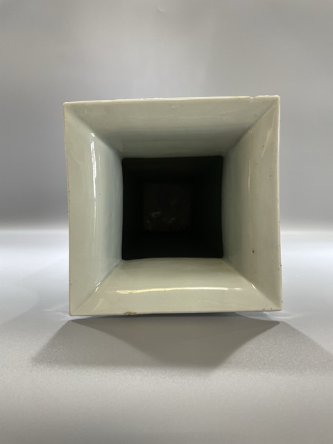 古玩陶瓷清道光 極品青花無雙譜四方瓶拍賣，當(dāng)前價格68000元