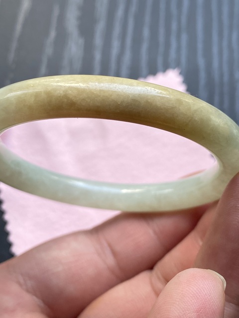 古玩玉器清代天然翡翠美人手鐲拍賣，當前價格11000元