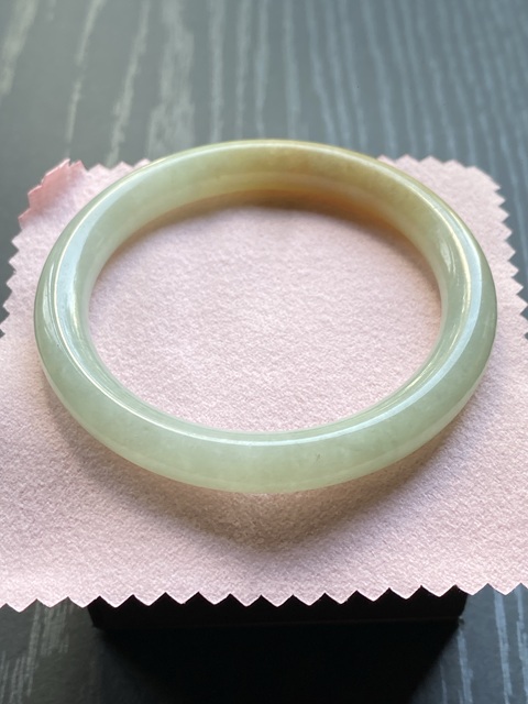 古玩玉器清代天然翡翠美人手鐲拍賣，當前價格11000元