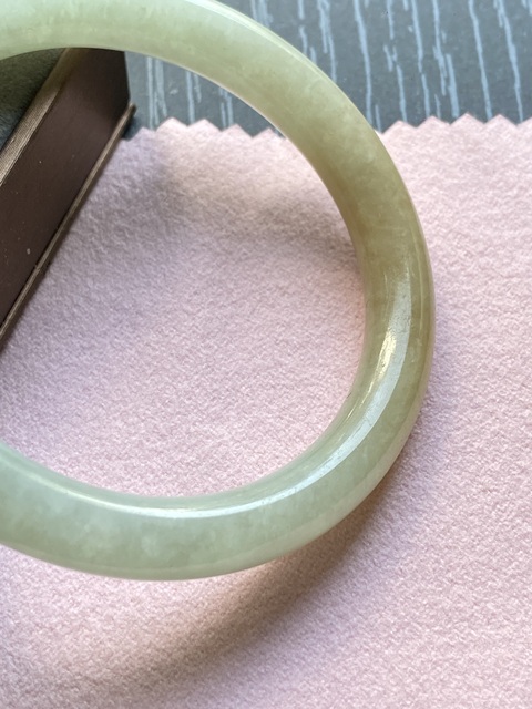 古玩玉器清代天然翡翠美人手鐲拍賣，當前價格11000元