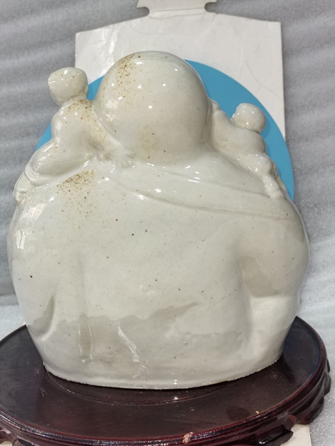古玩陶瓷德化白瓷彌勒佛坐像拍賣,當前價格1888元