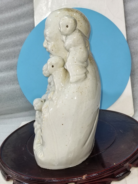 古玩陶瓷德化白瓷彌勒佛坐像拍賣,當前價格1888元