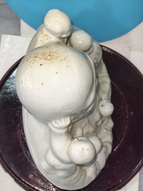 古玩陶瓷德化白瓷彌勒佛坐像拍賣,當前價格1888元