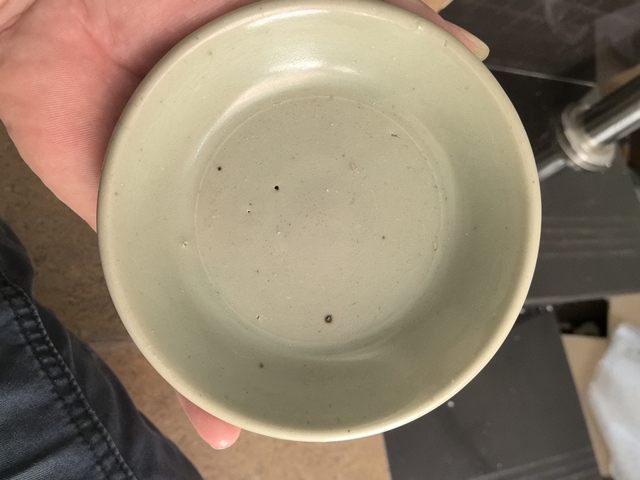 古玩陶瓷龍泉青釉小蝶拍賣,當前價格2222元