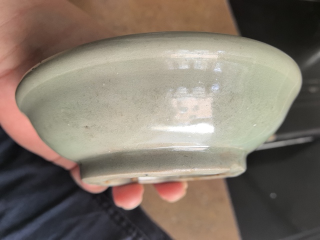 古玩陶瓷龍泉青釉小蝶拍賣,當前價格2222元