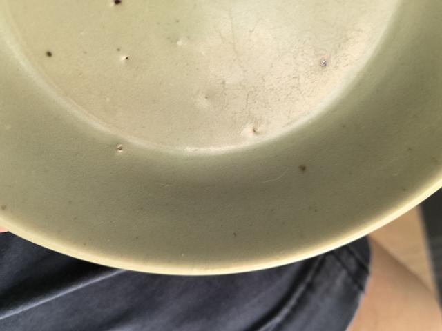 古玩陶瓷龍泉青釉小蝶拍賣,當前價格2222元